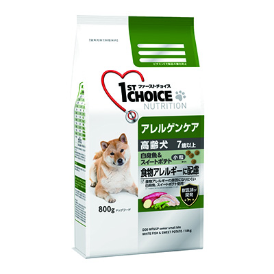 高齢犬 アレルゲンケア 小粒 白身魚 スイートポテト アース ペット株式会社